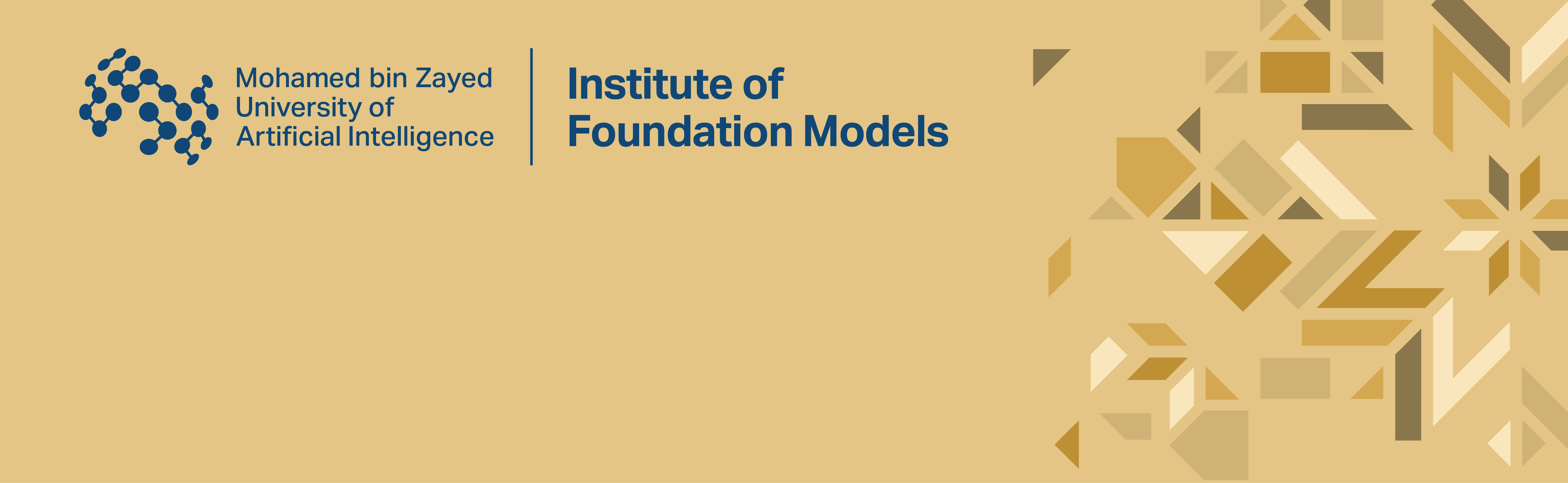 Mohamed bin Zayed University of Artificial Intelligence Institute of Foundation Models banner